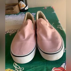 Vans Pink Slip-On Sneakers